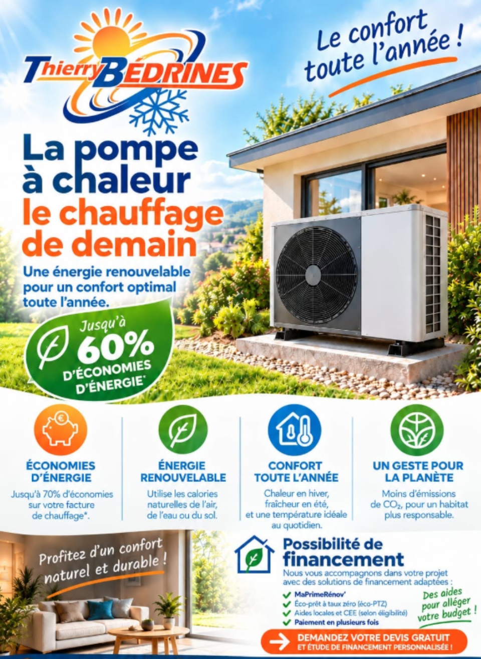 La pompe à chaleur, le chauffage de demain